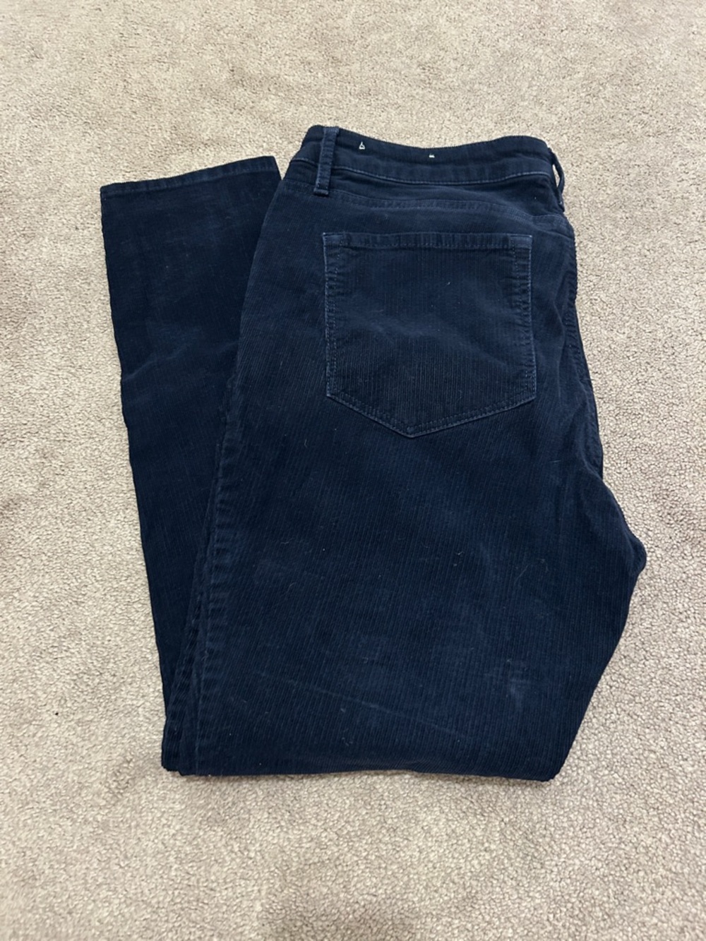 Ann Taylor LOFT Women’s Blue Corduroy Curvy Skinny Pants